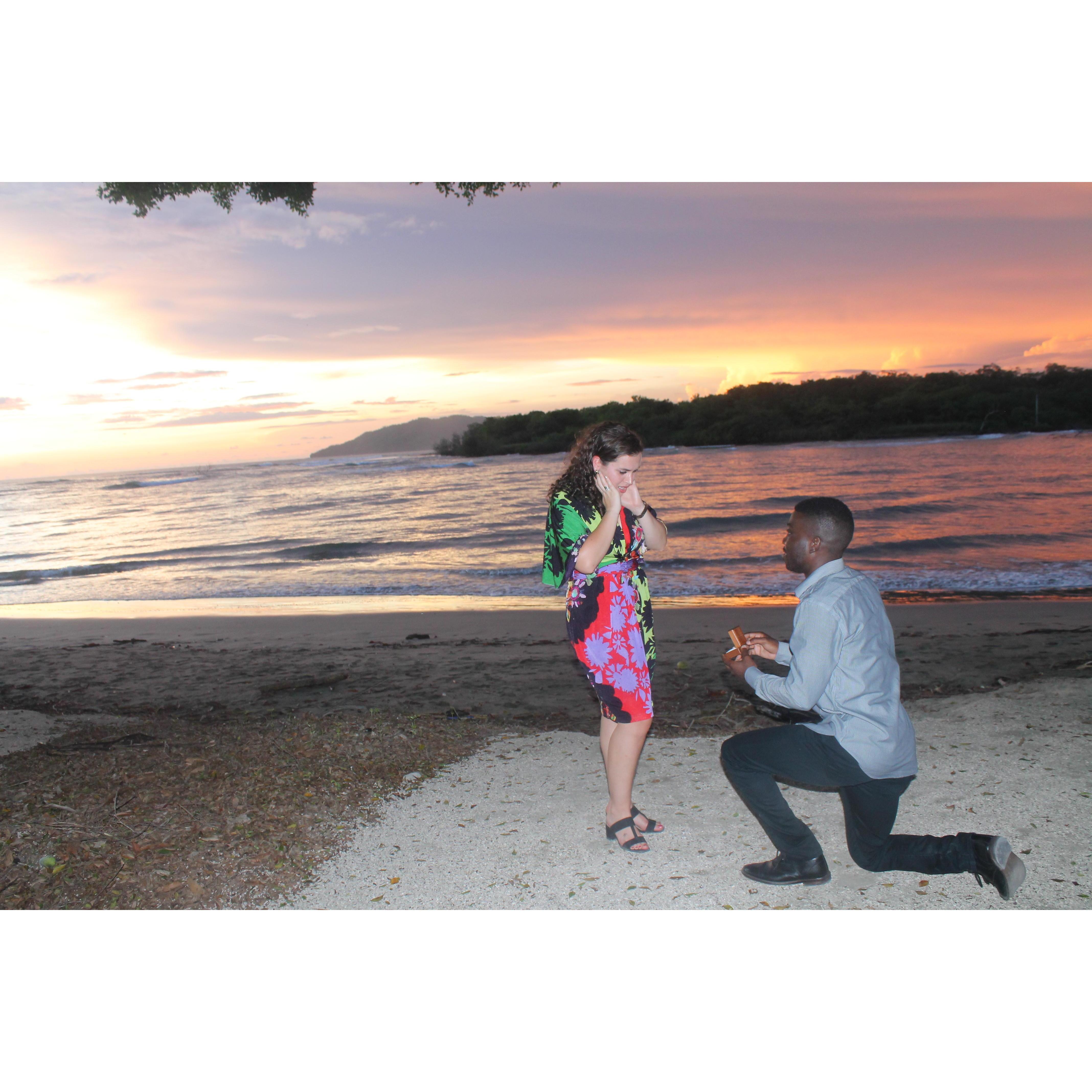 In Costa Rica, June 2021. The proposal!!!