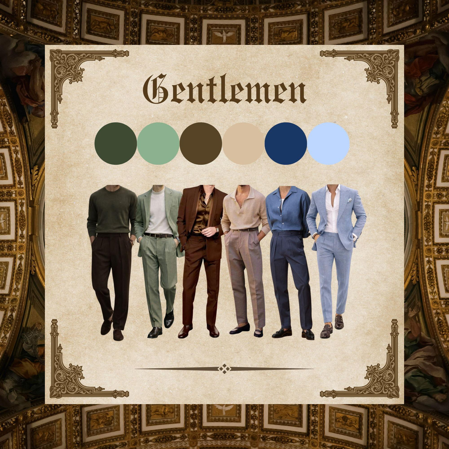 Gentlemen's Color Palette