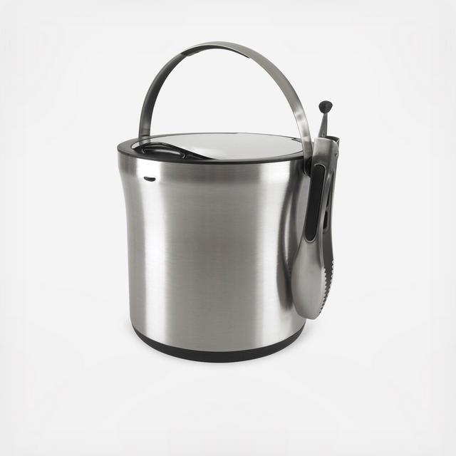 SteeL Ice Bucket & Tong Set