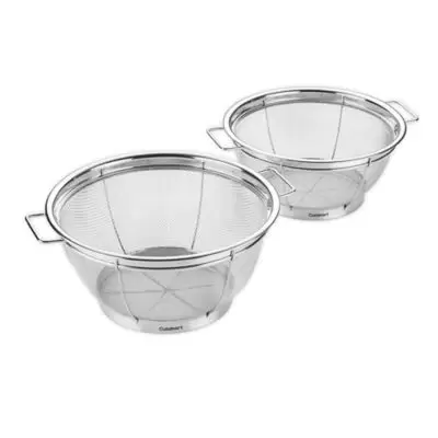 Cuisinart® 2-Piece Stainless Steel Nesting Mesh Colander Set
