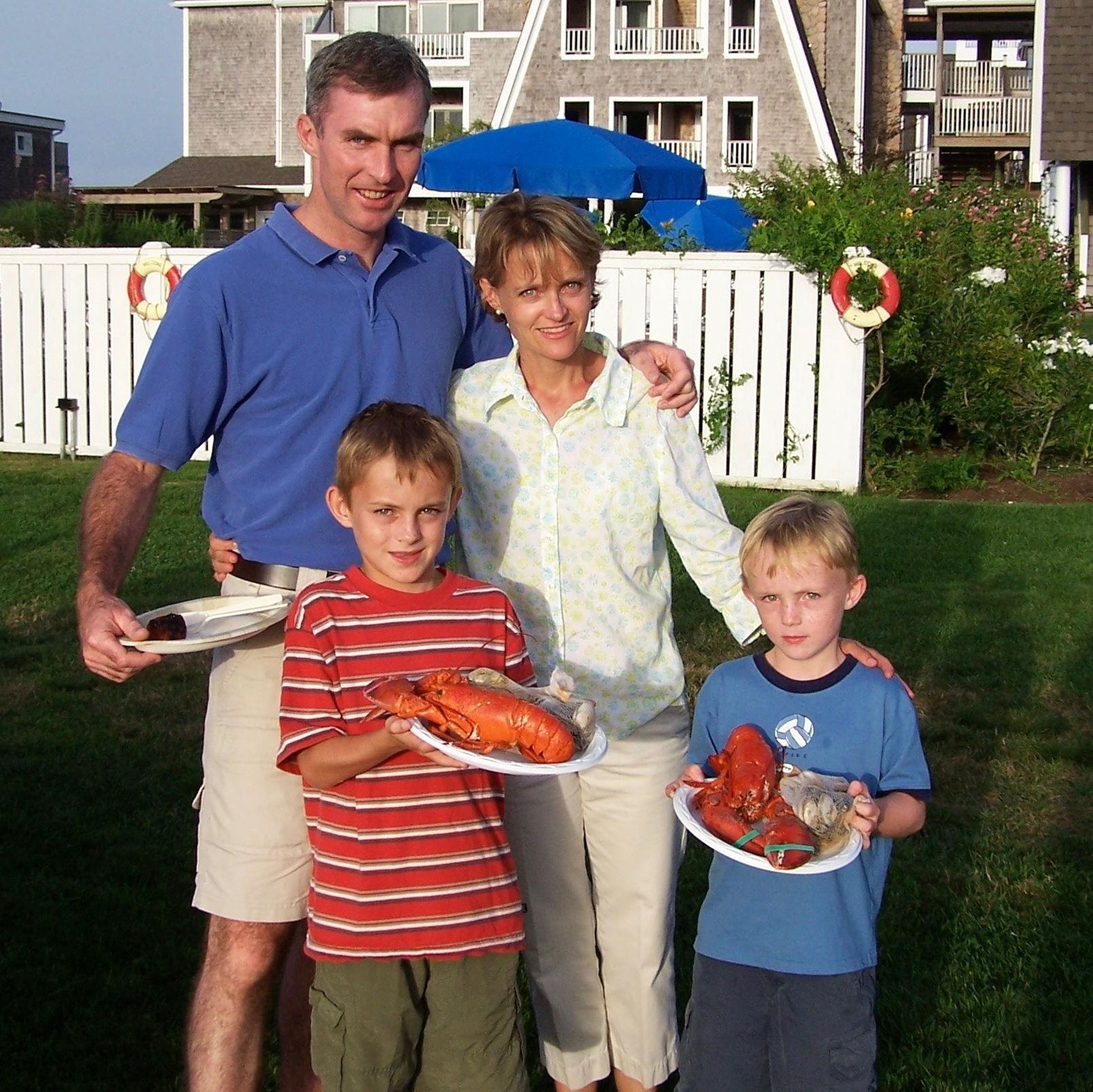 Abrahamsen family reunion on MV!