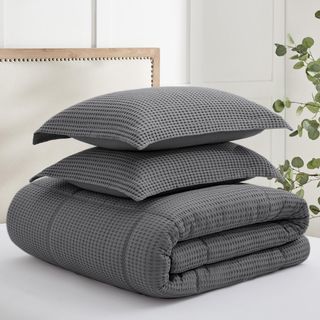 Mills Waffle 3-Piece Comforter Set