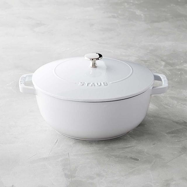 Staub Cast Iron Essential Oven, 3 3/4-Qt., White