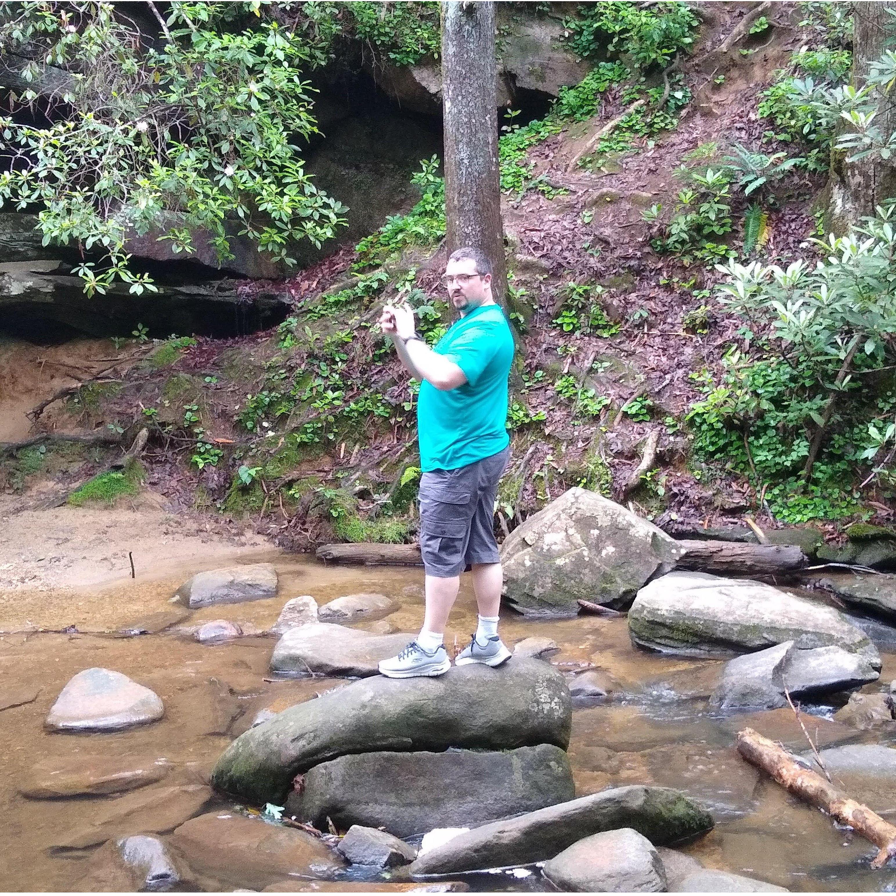 We went to Table Rock Park and had a blast hiking together for the first time.