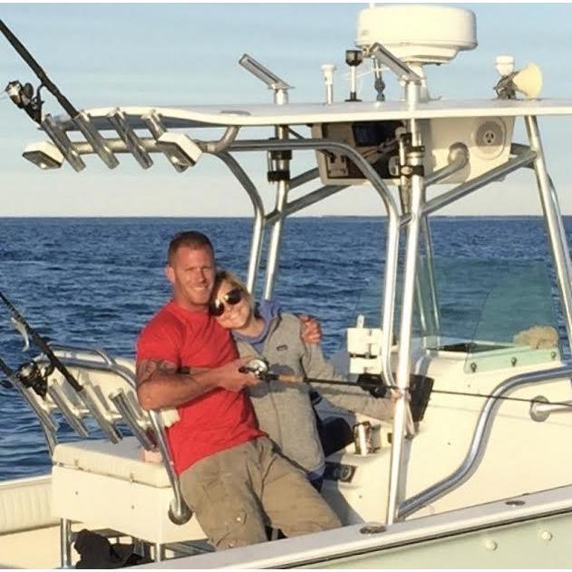 Where you will usually find us.. out on the boat :)