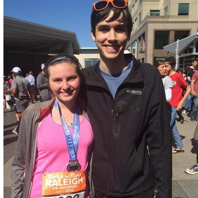 After Angie finished her second half marathon