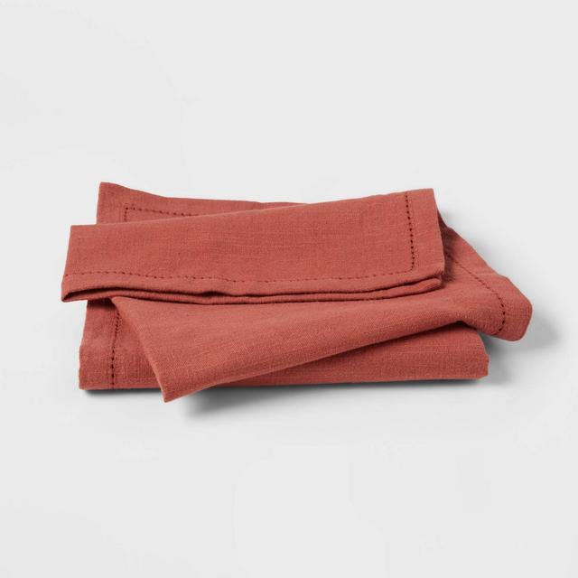 2pk Napkins Rust - Threshold™