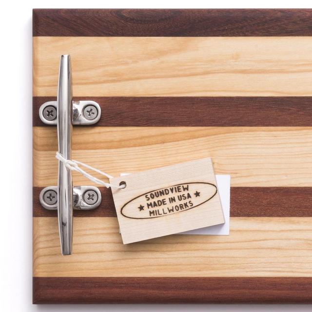 Soundview Millworks - Nautical Cleat Serving Board (Engraving: None)