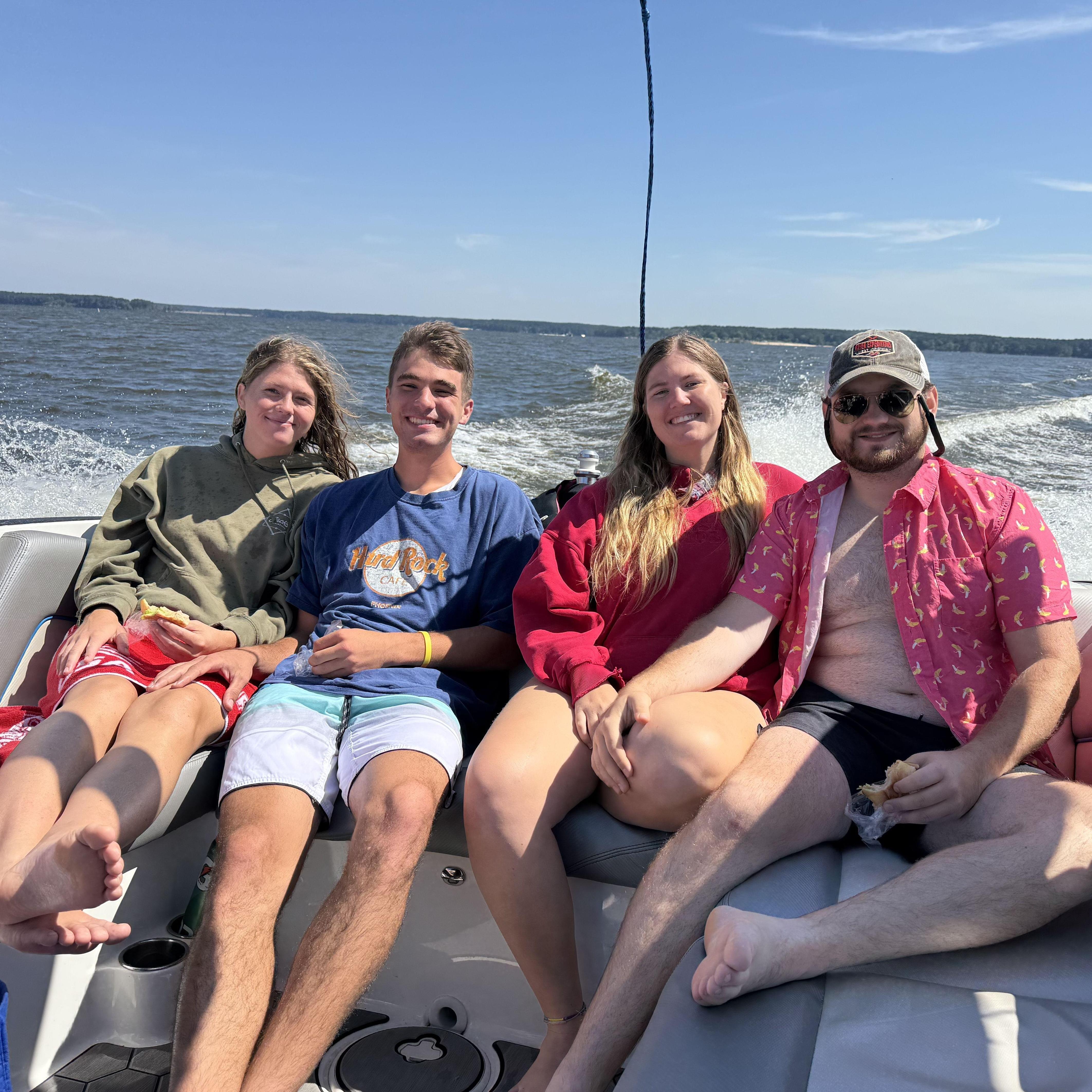 Boating with the Boggess'