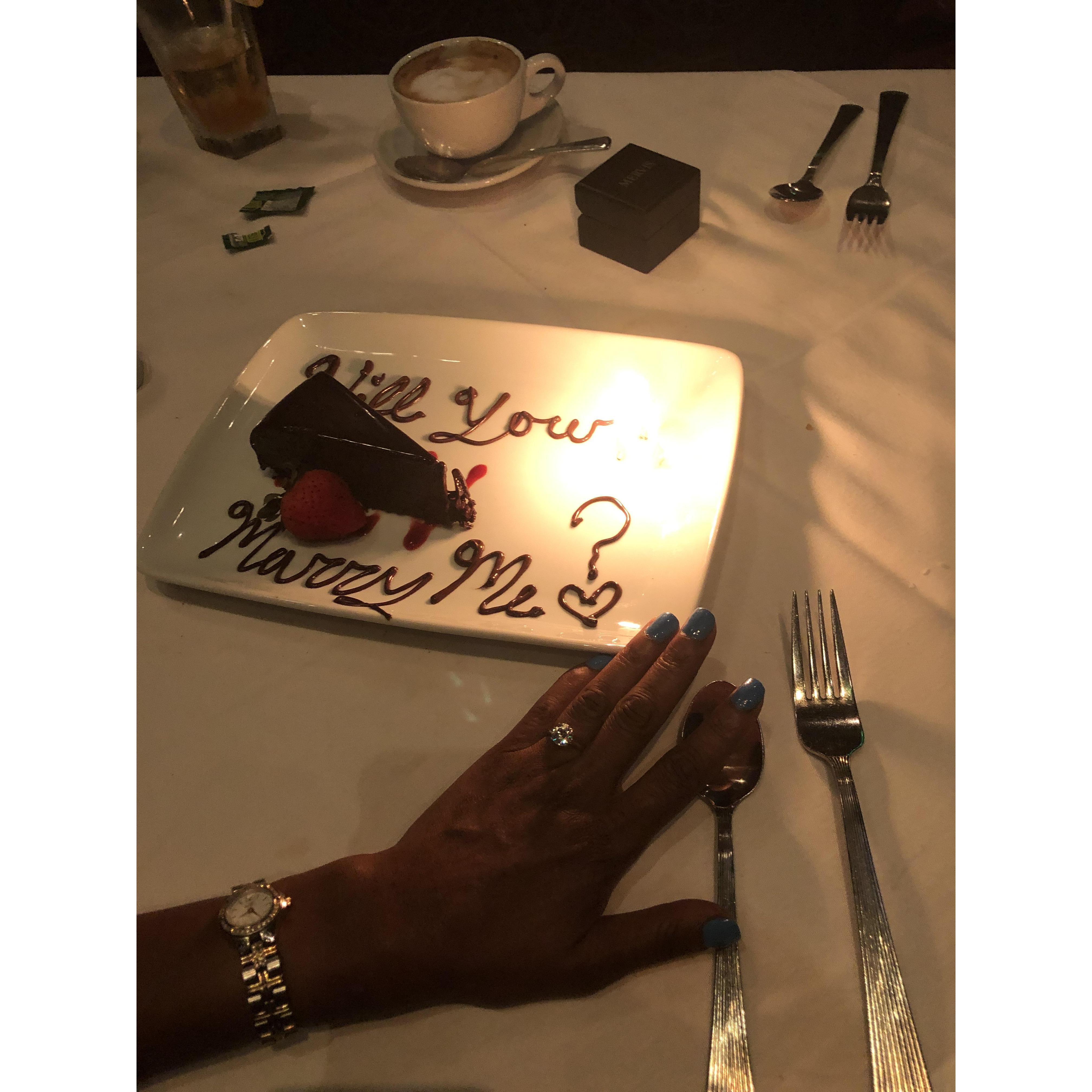 She said yes.