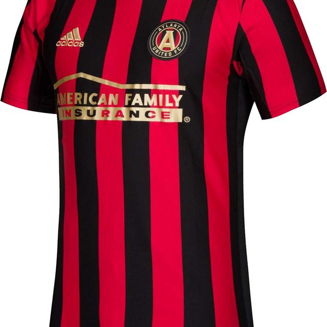 adidas Atlanta United FC Youth Replica Primary Jersey-Black/Red-M