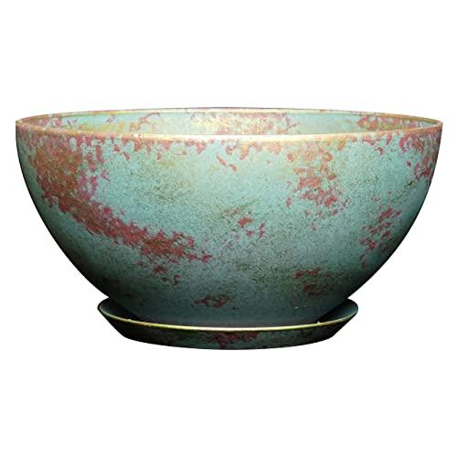 Classic Home and Garden 9010D-378R Premiere Collection Planter, Patina Copper