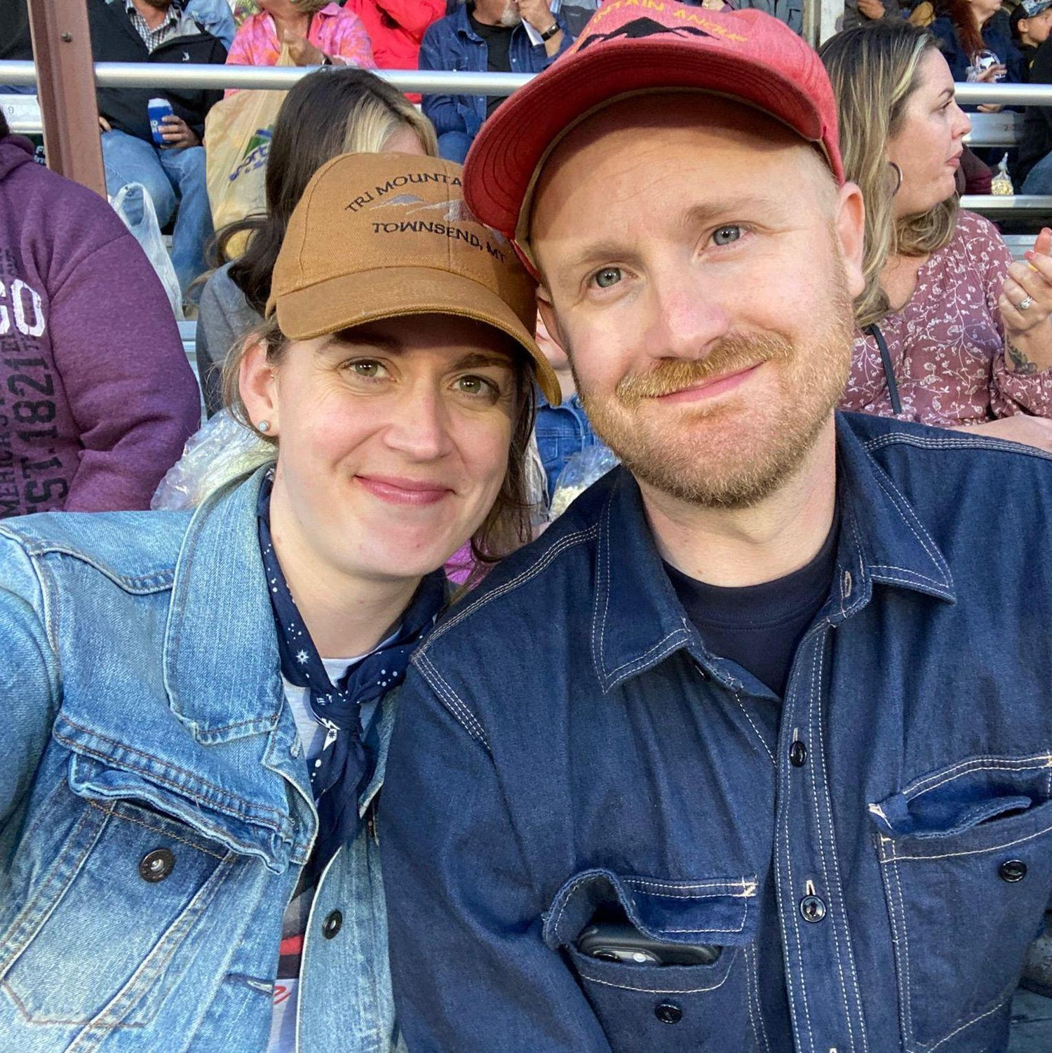 Summer 2024 - Celebrating our love, Montana style: At the rodeo with Stephen's family, a time I will always hold dear!