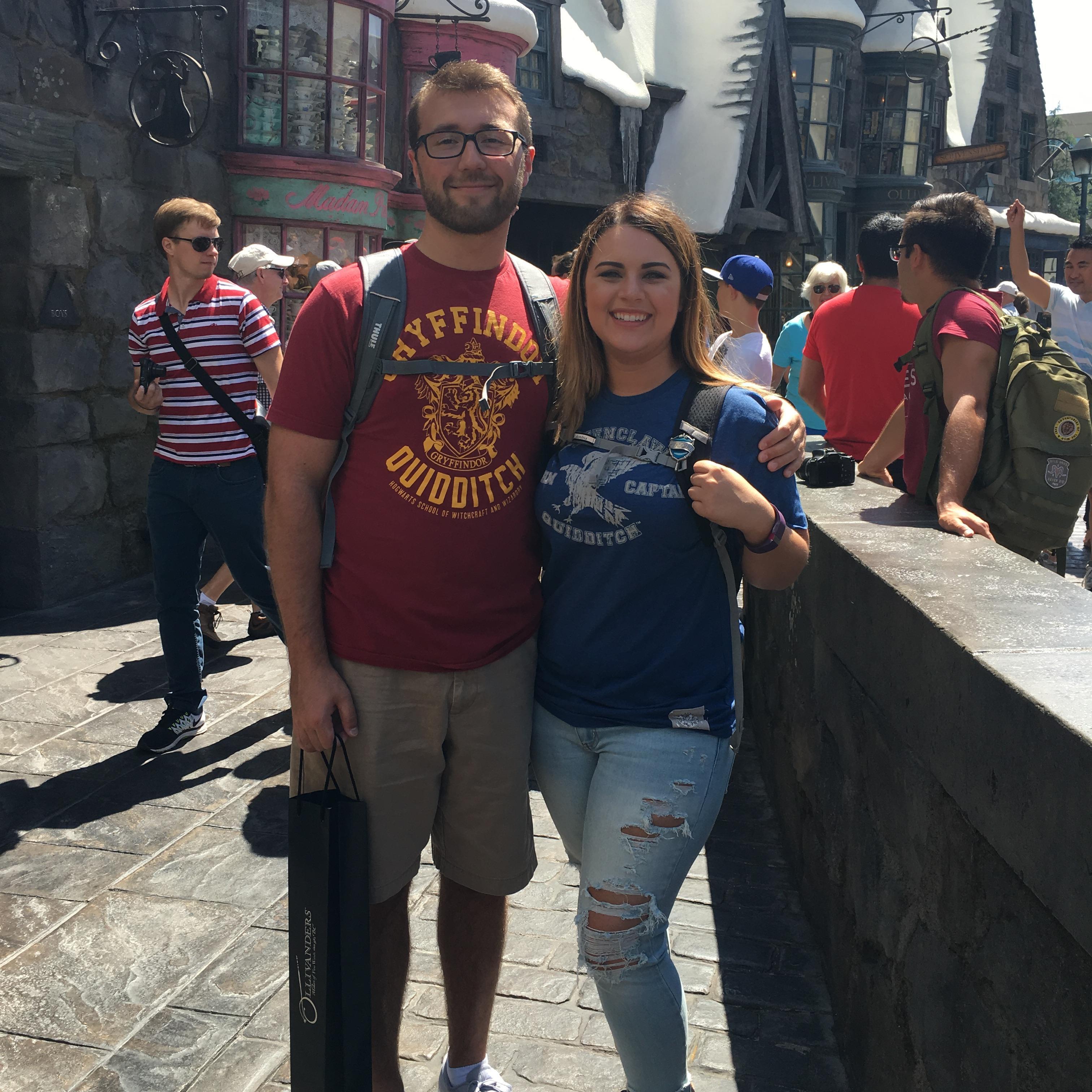 Gryffindor Head Boy and Ravenclaw Head Girl. The Wizarding World of Harry Potter 2016.