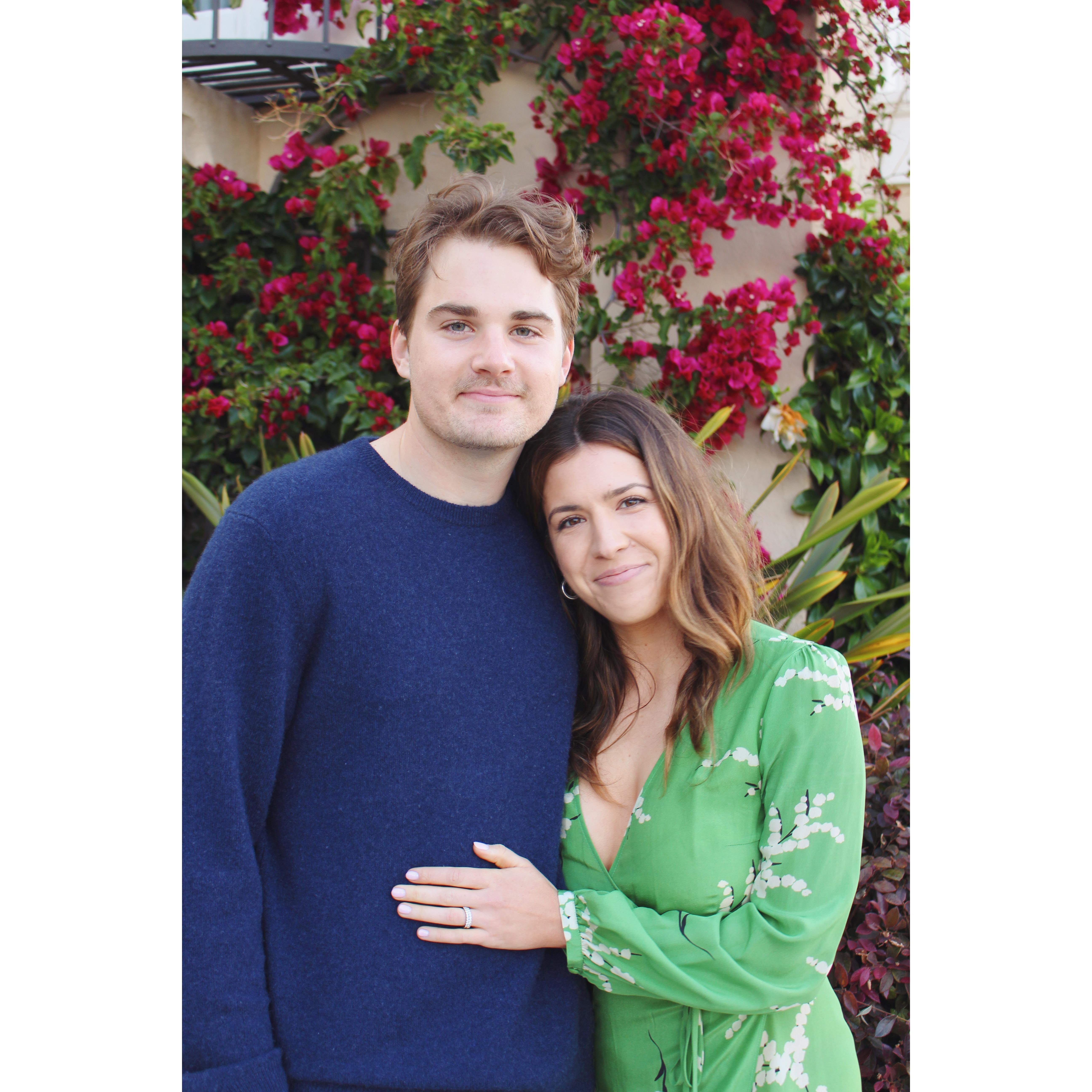 Our engagement photos (taken by Jen Rupey April 2nd, 2022)