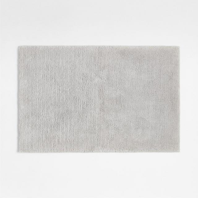 Rylan Organic Cotton Silver Bath Mat 24"x36"