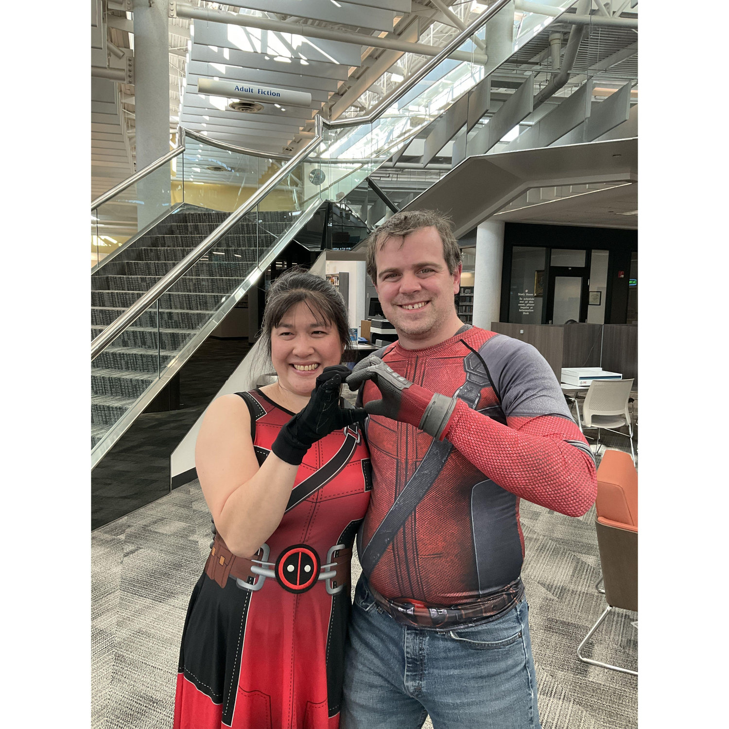 Halloween 2024 Lady Deadpool and Cowboy Deadpool