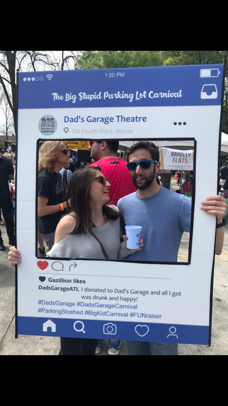 Supporting Dad's Garage with their "Big Stupid Parking Lot Carnival"