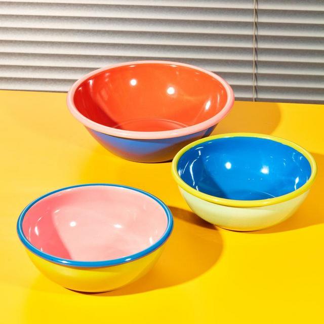 Colorama Bowl - Medium size Four Pink, Four Blue