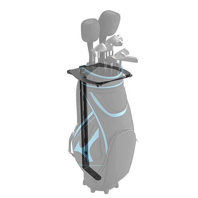Koova Golf Bag Storage Rack- Wall Mount Garage Organizer for Golf Clubs - Fits Any Size Cart or Stand Bag - Easy to Install and Use - Gets Your Clubs Off The Floor - Made in USA