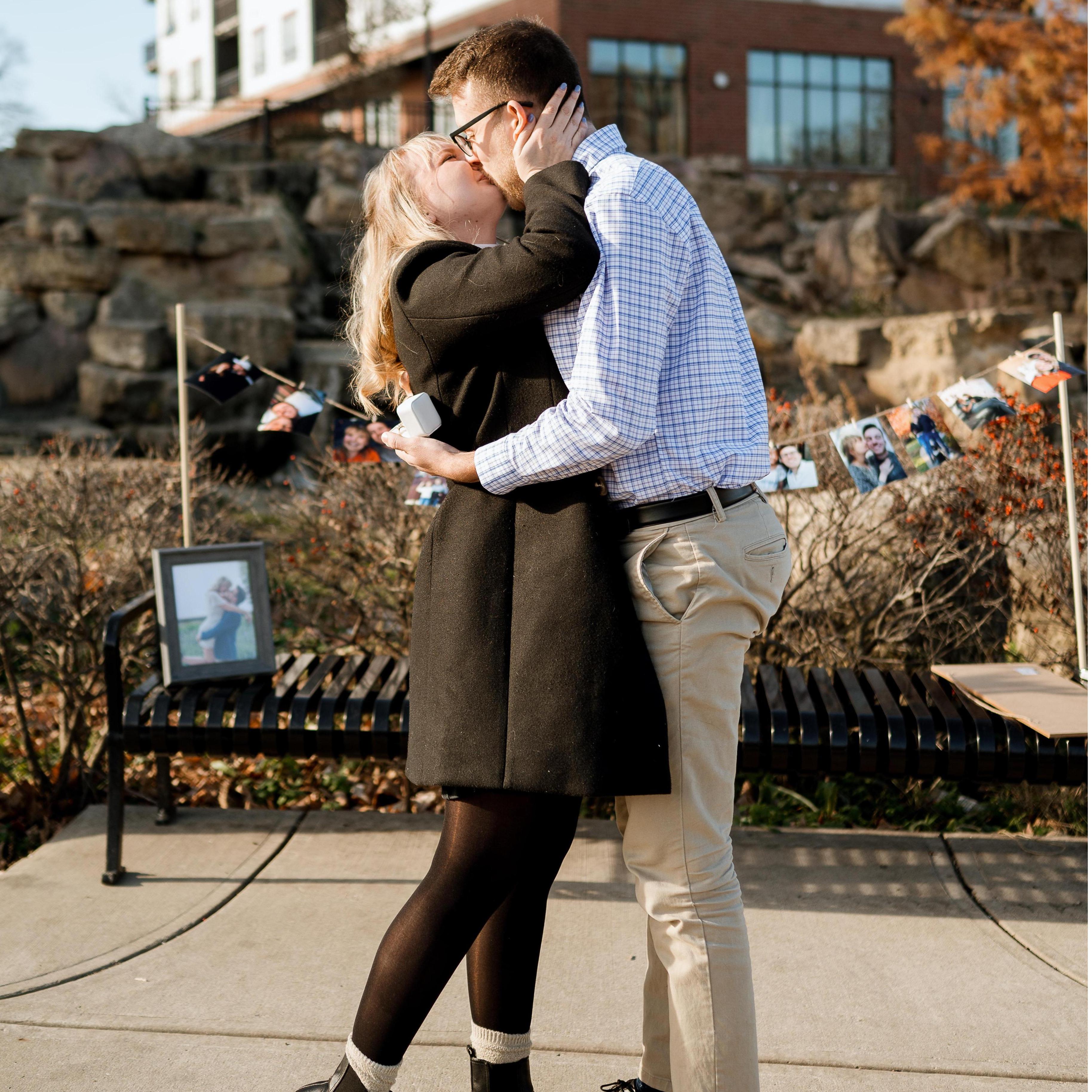 After the proposal!