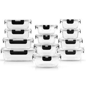 24-Pc. Glass Storage Containers with Lids