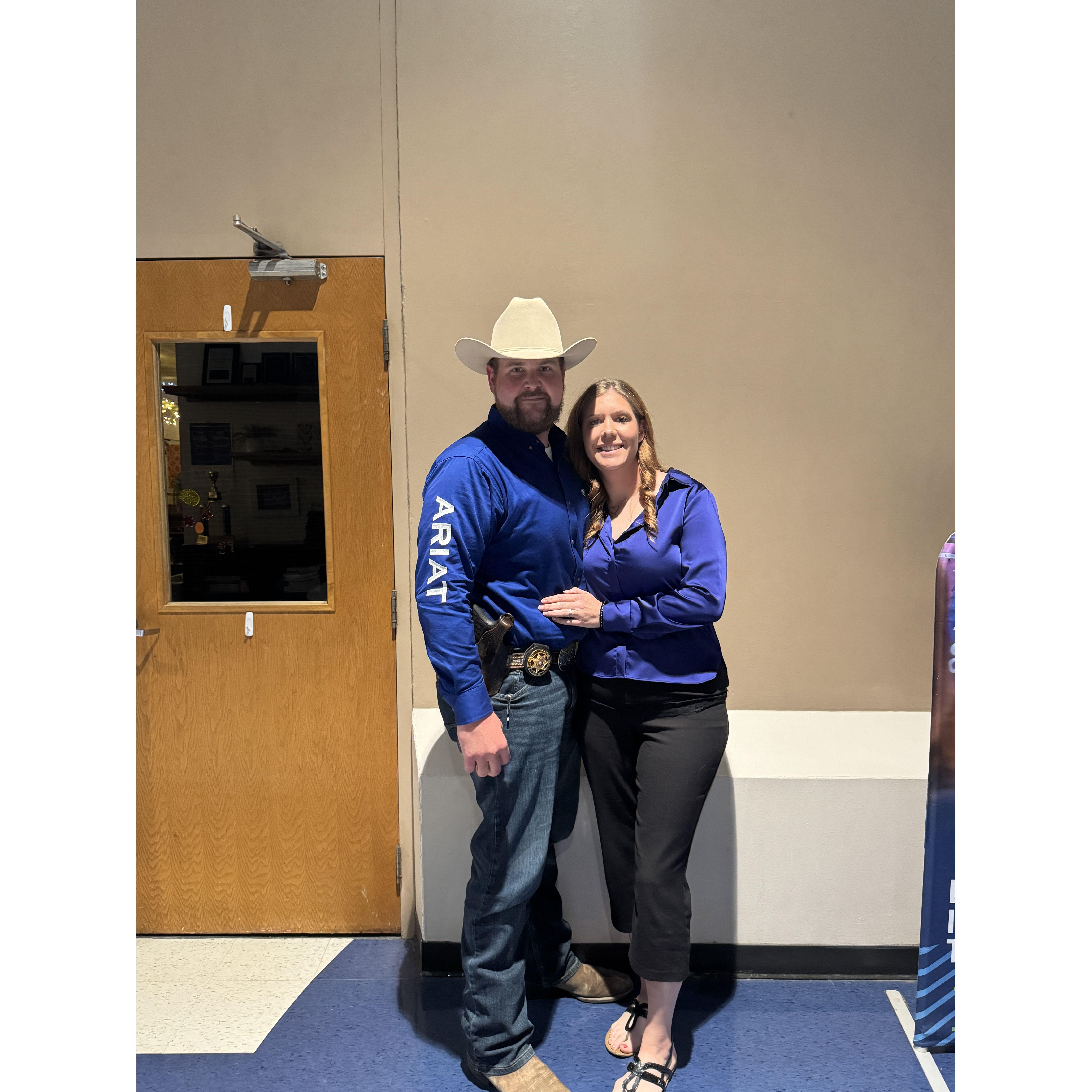 CLEET graduation for a friend... each other's forever date!