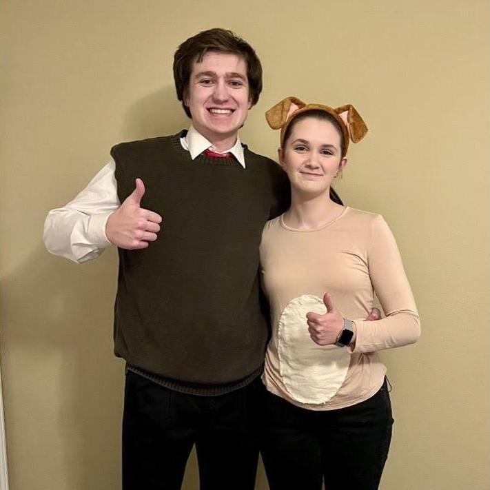 Halloween as Wallace and Gromit