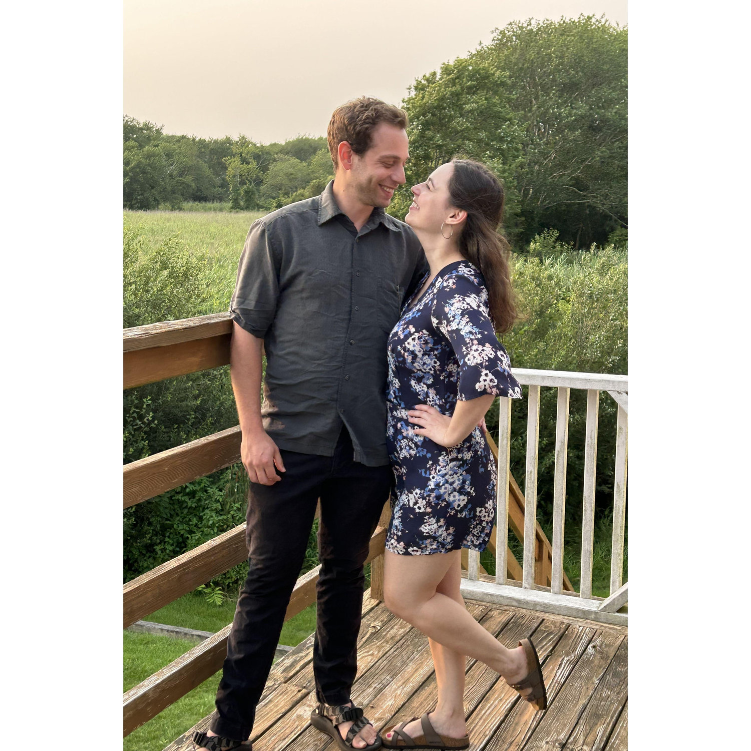 Our first anniversary. Photo credit: Max Resnick.