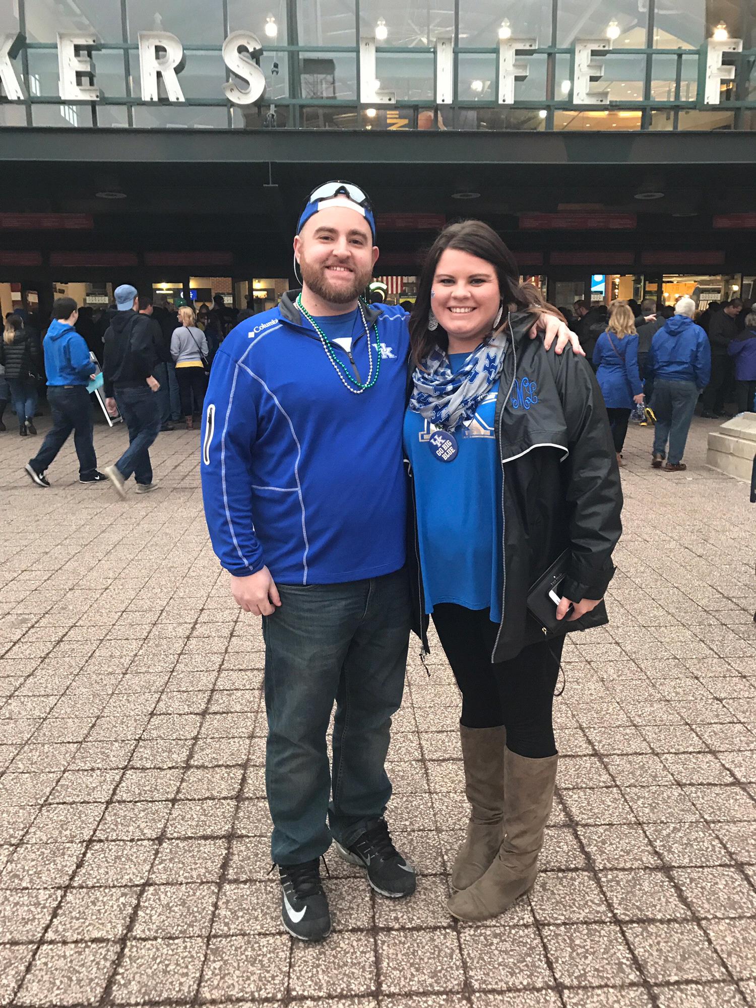 One thing we LOVE to do together is to attend sporting events!