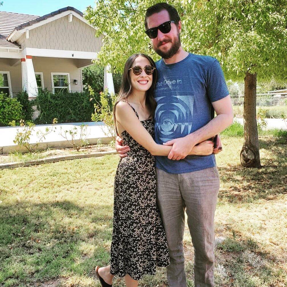 Devin and I at Scarlett’s Lemonade Sale