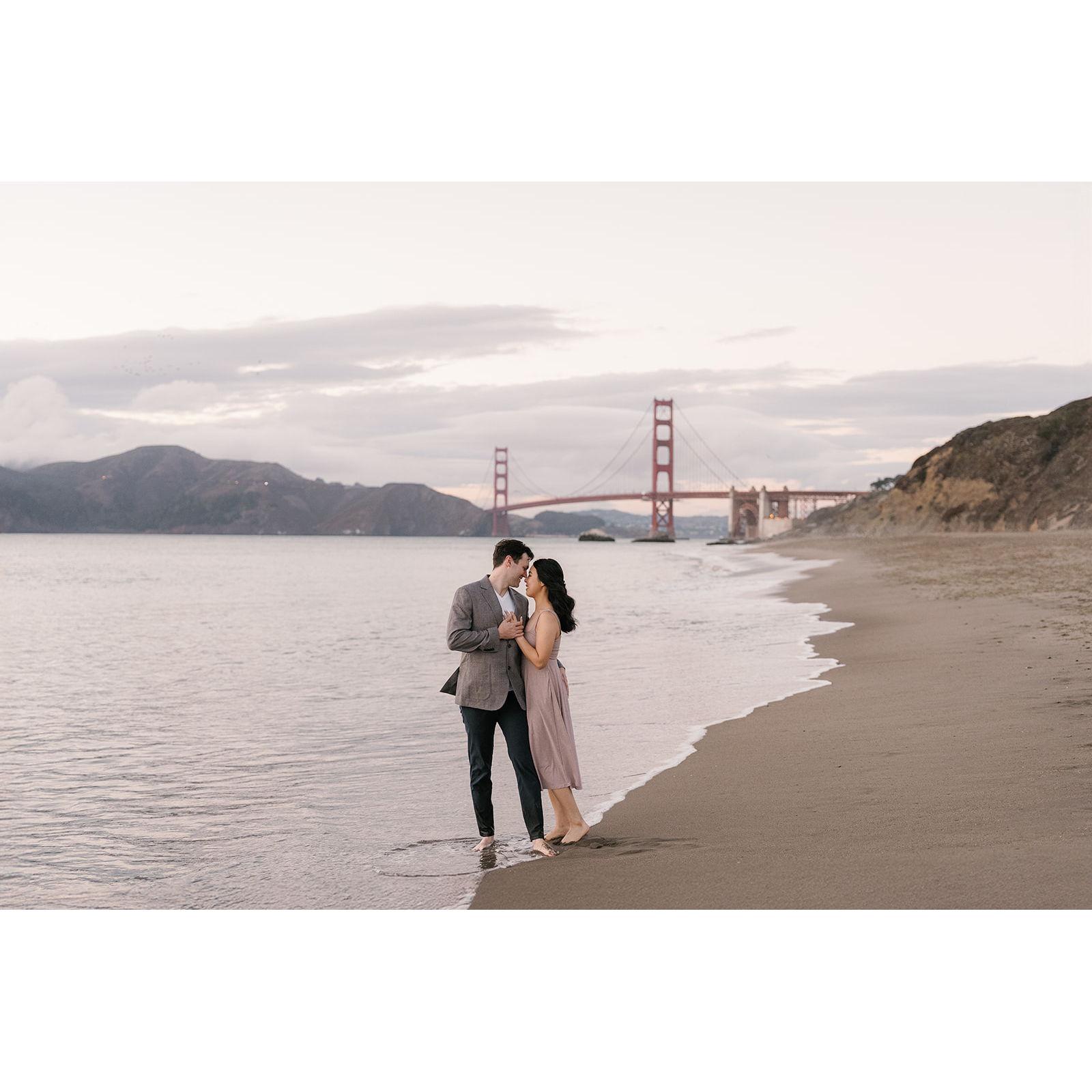 At Baker Beach. Photo by Zha Zha Photography.