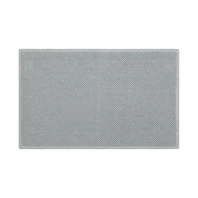 Haven™ 21" x 34" Chunky Loop Organic Cotton Bath Rug in Lunar Rock