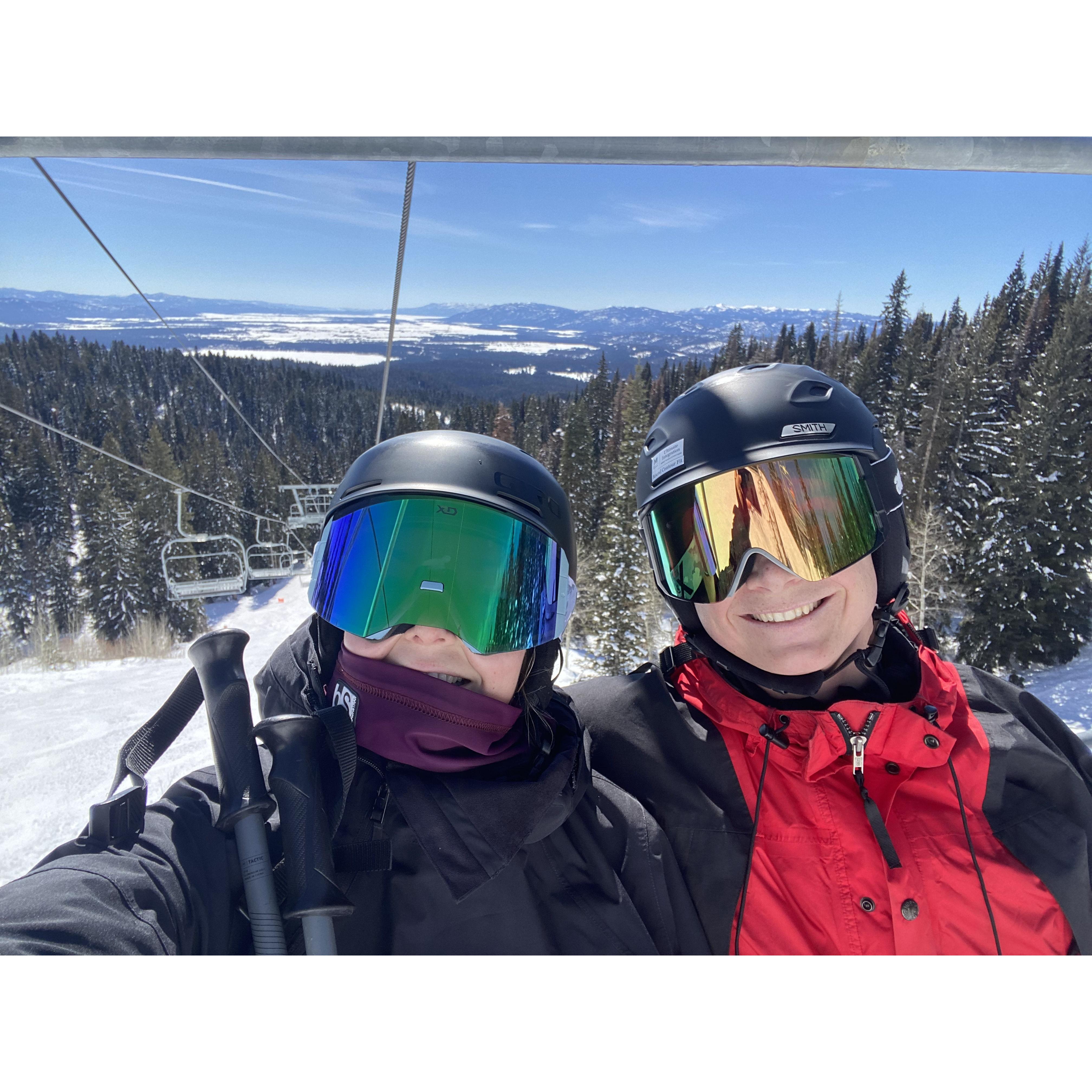 Mar 2024. Skiing at Brundage Mountain in McCall, ID.