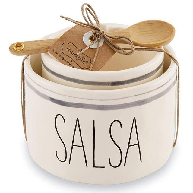 Mud Pie Salsa & Guac Bowl Set