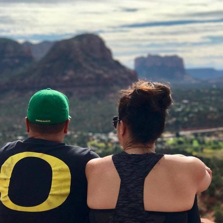 We did a work trip to AZ and drove to Sedona...looking out into our future and it was so bright