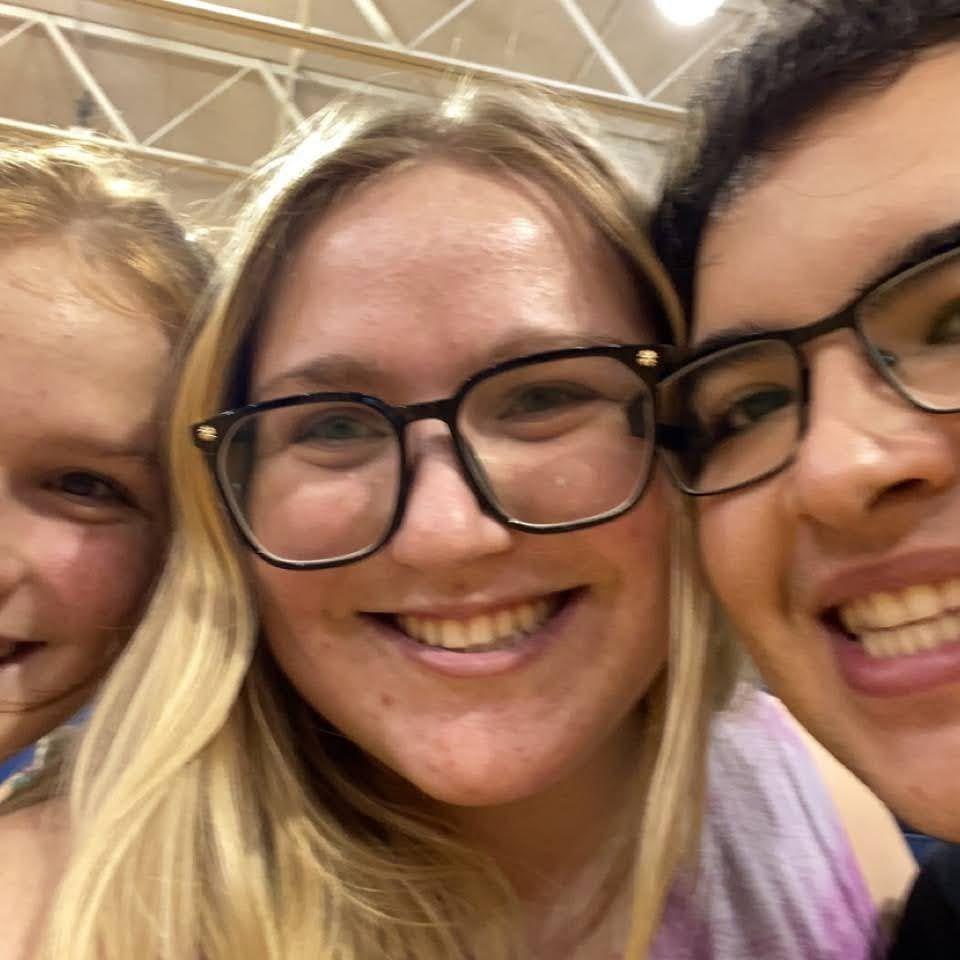 Watching Nat's volleyball games