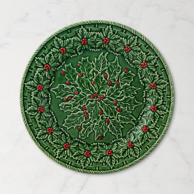 Bordallo Pinheiro Holly Berry Charger & Platter