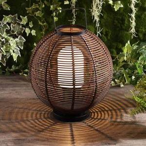 Jigu Outdoor Woven Globe Lantern