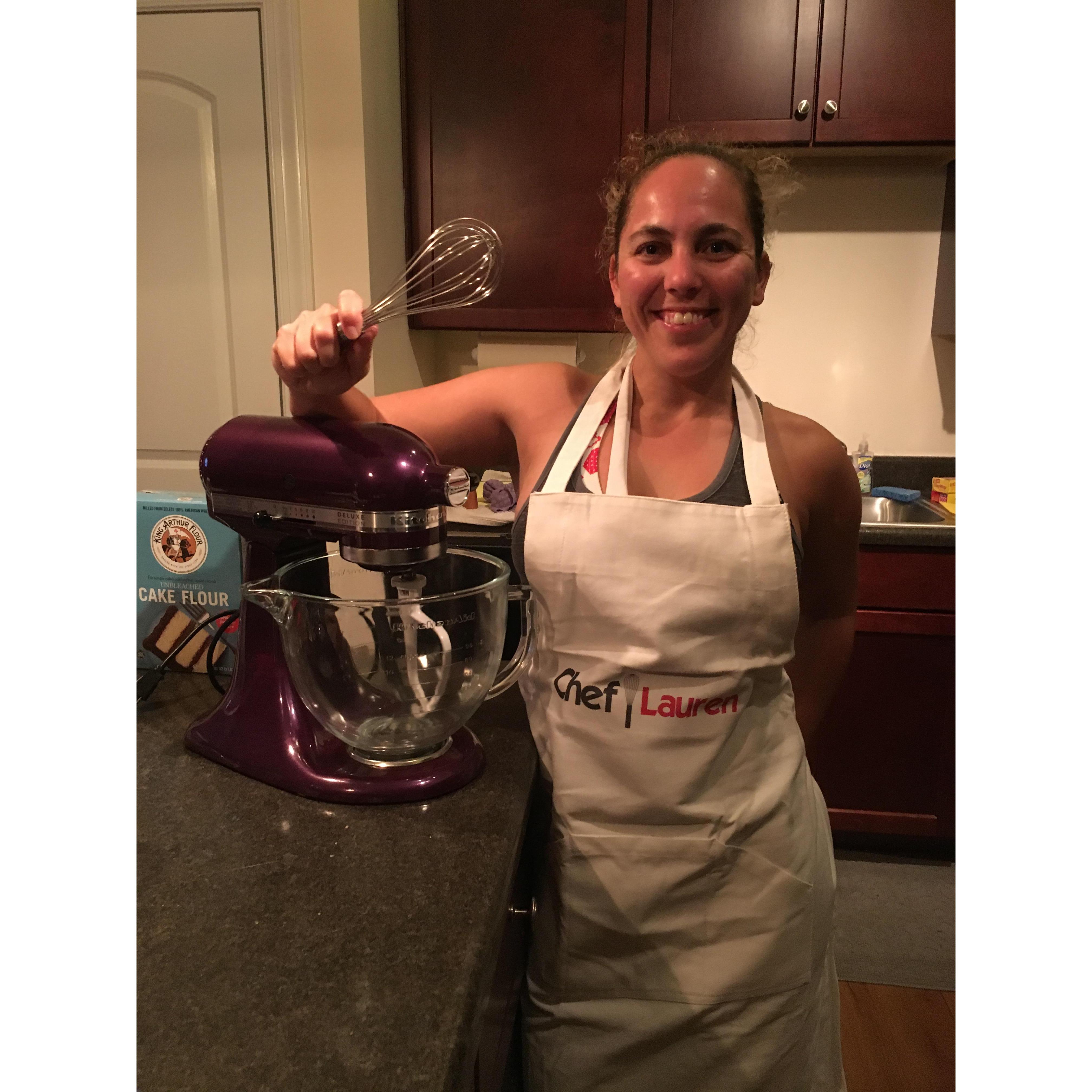 I LOVE that Lauren bakes goodies when we feel like cheating on our diets lol.