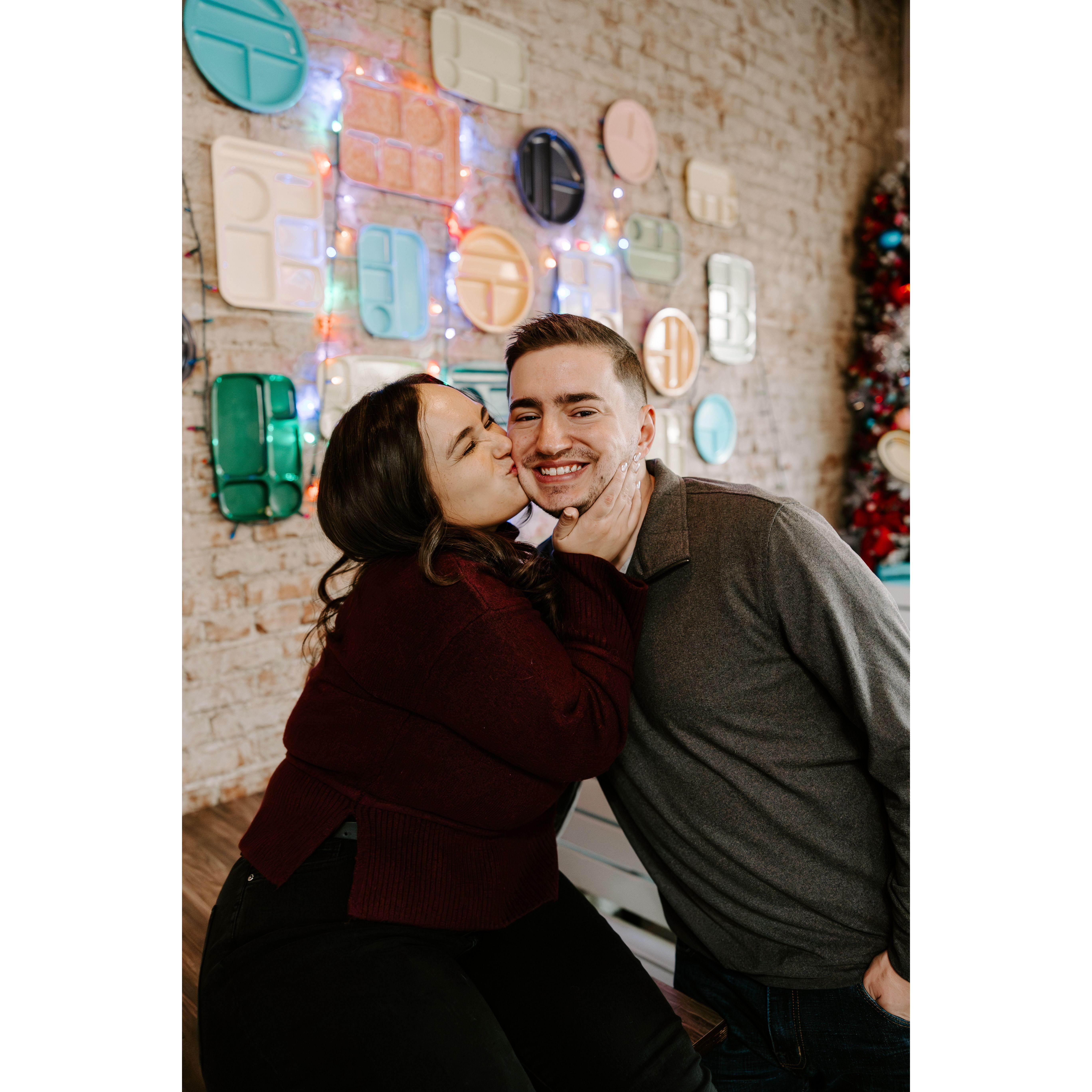 Our engagement photos where we had our first date!
