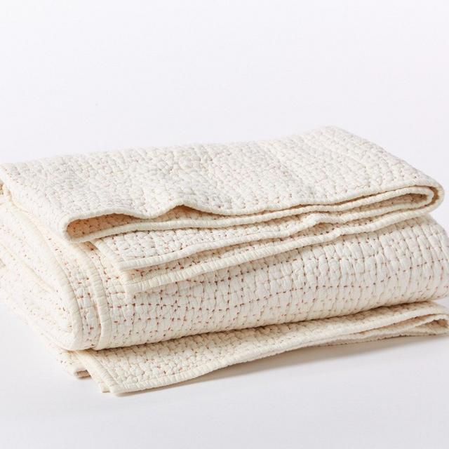 Pebbled Handstitched Quilt - Undyed
