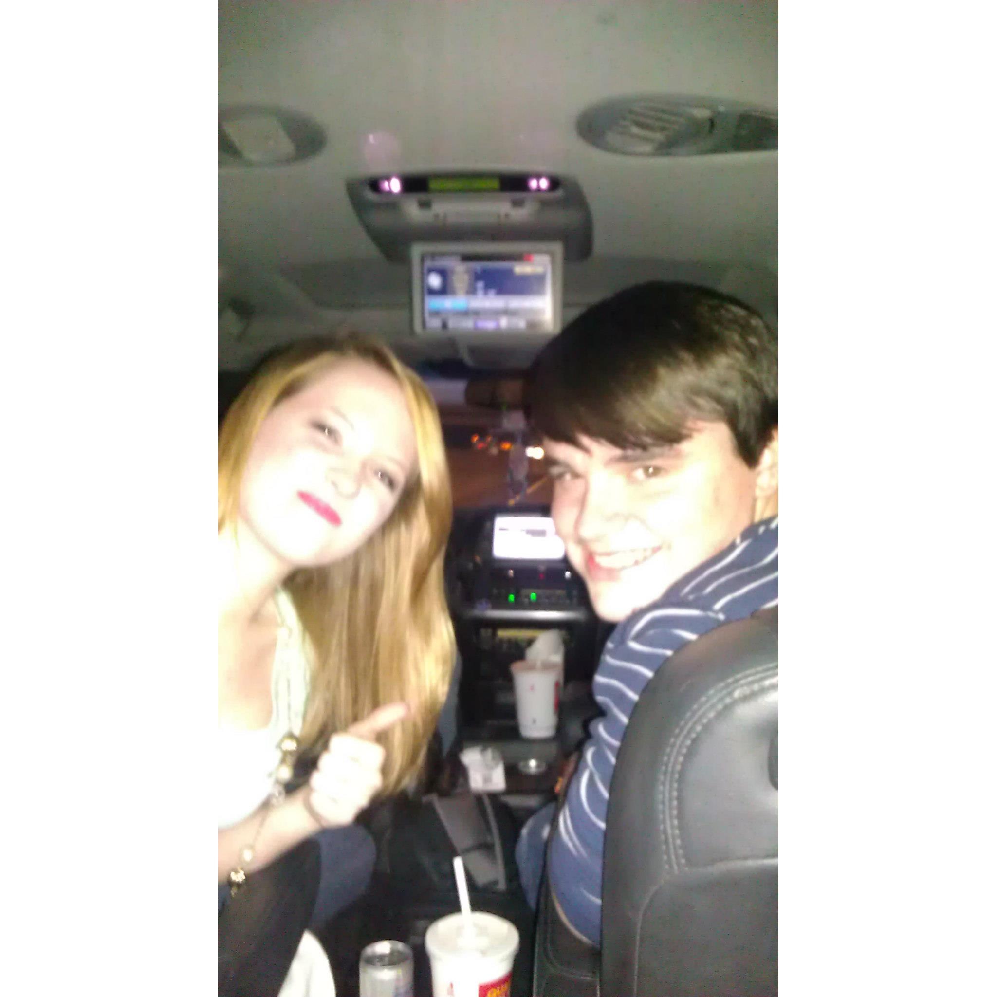 Probably on the way to see Pentatonix in high school.