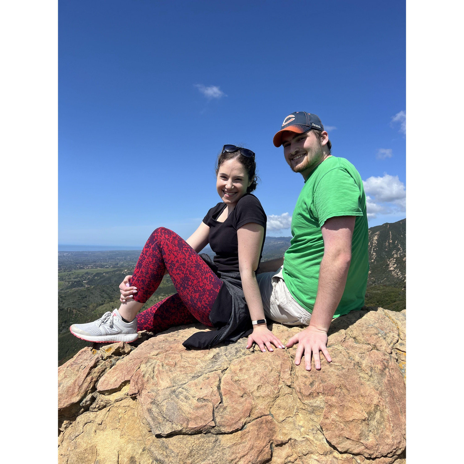Visiting friends in Santa Barbara a few days before we got engaged (2024)