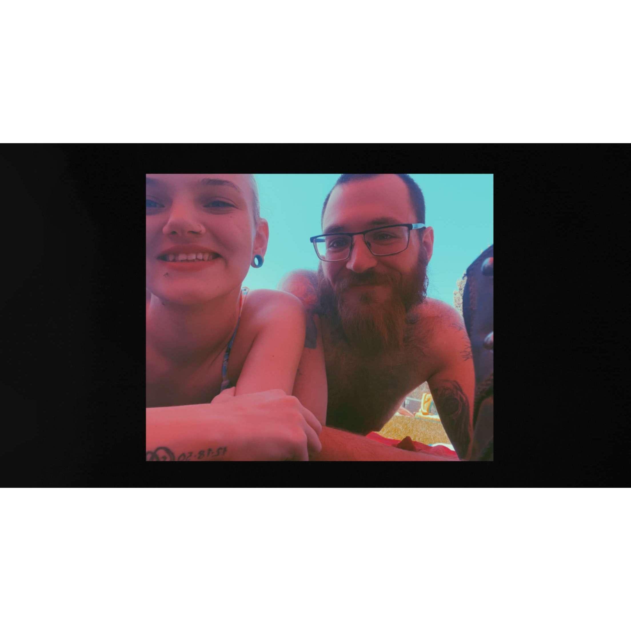 Our first photo together