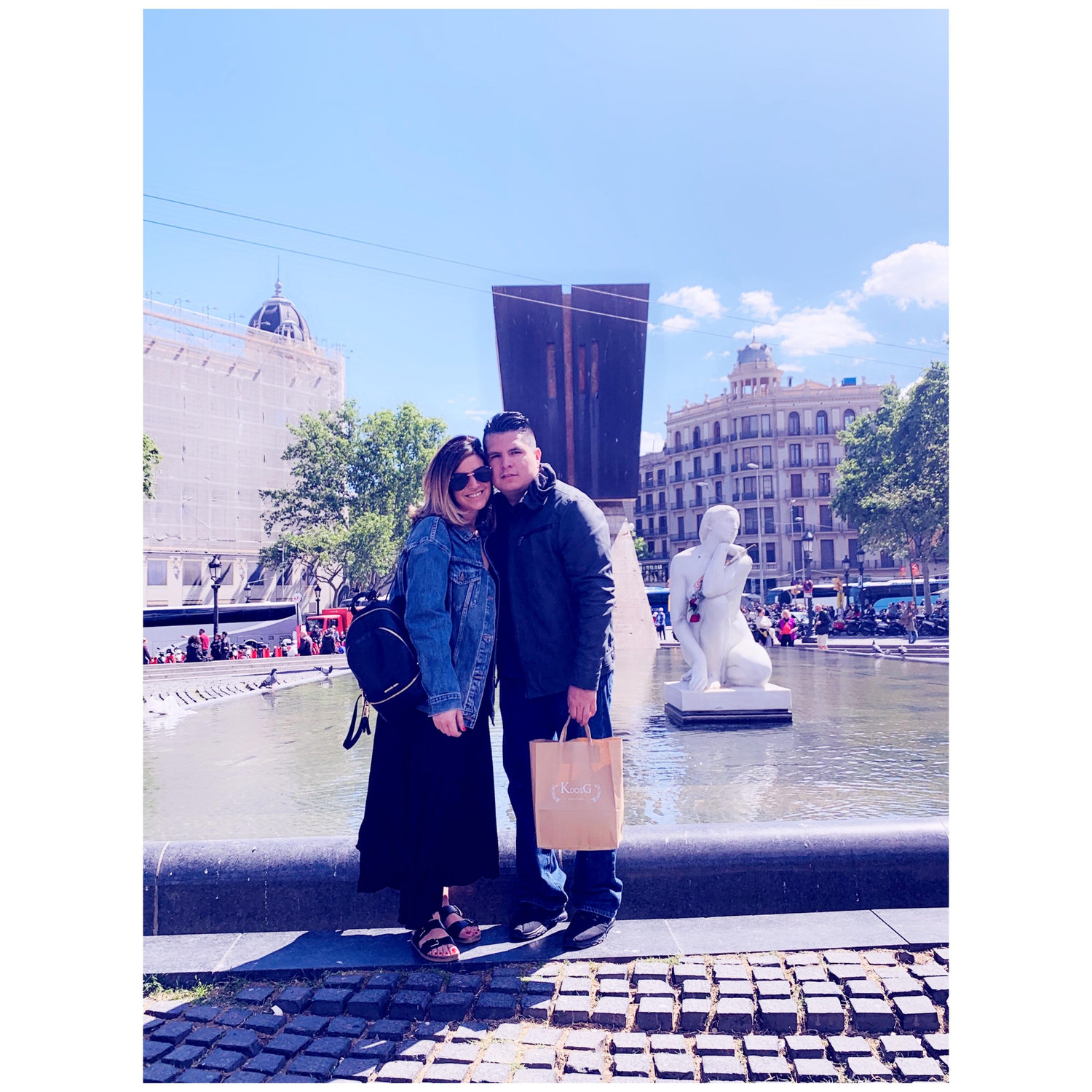 Exploring Barcelona with my best friend...