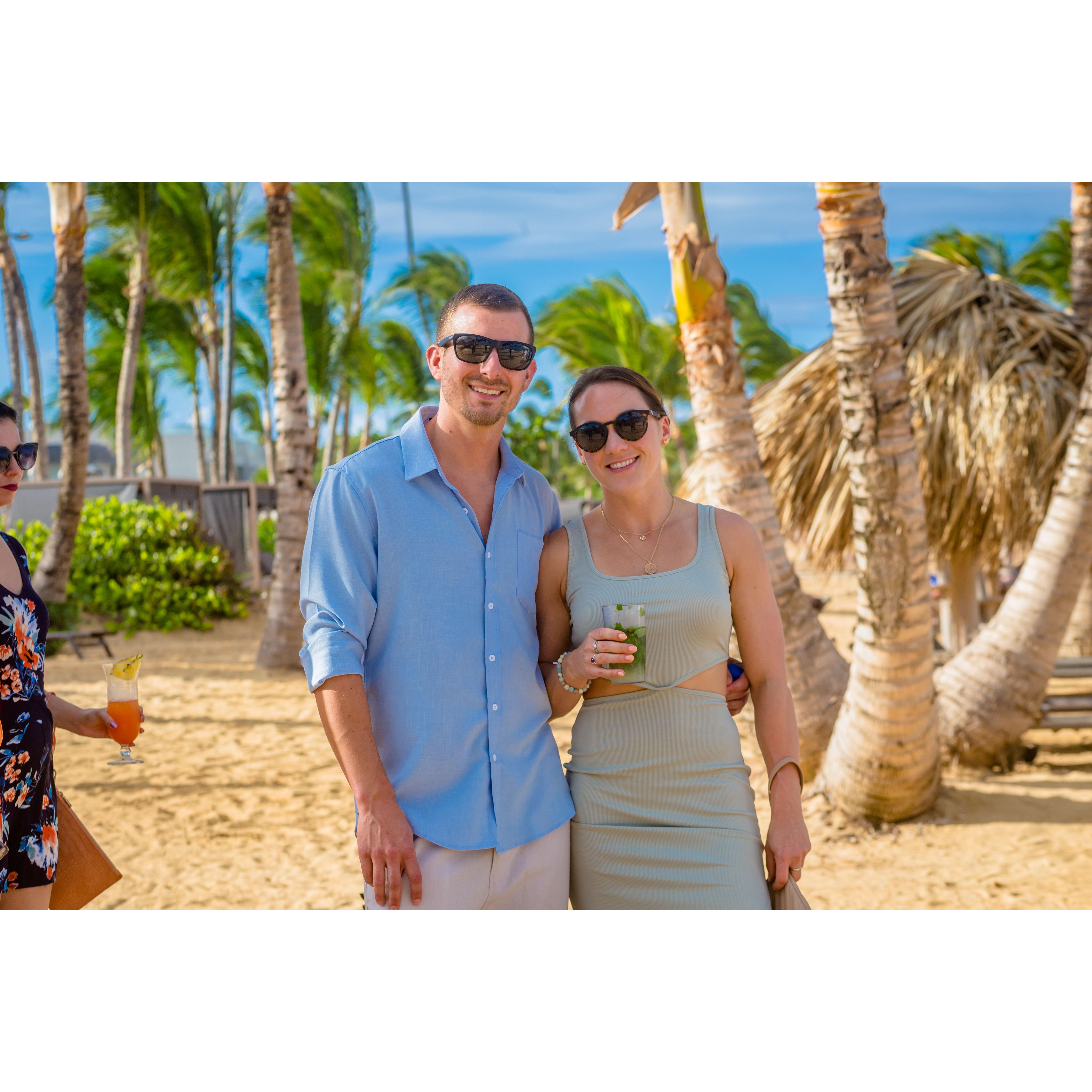 Our first time traveling abroad together.