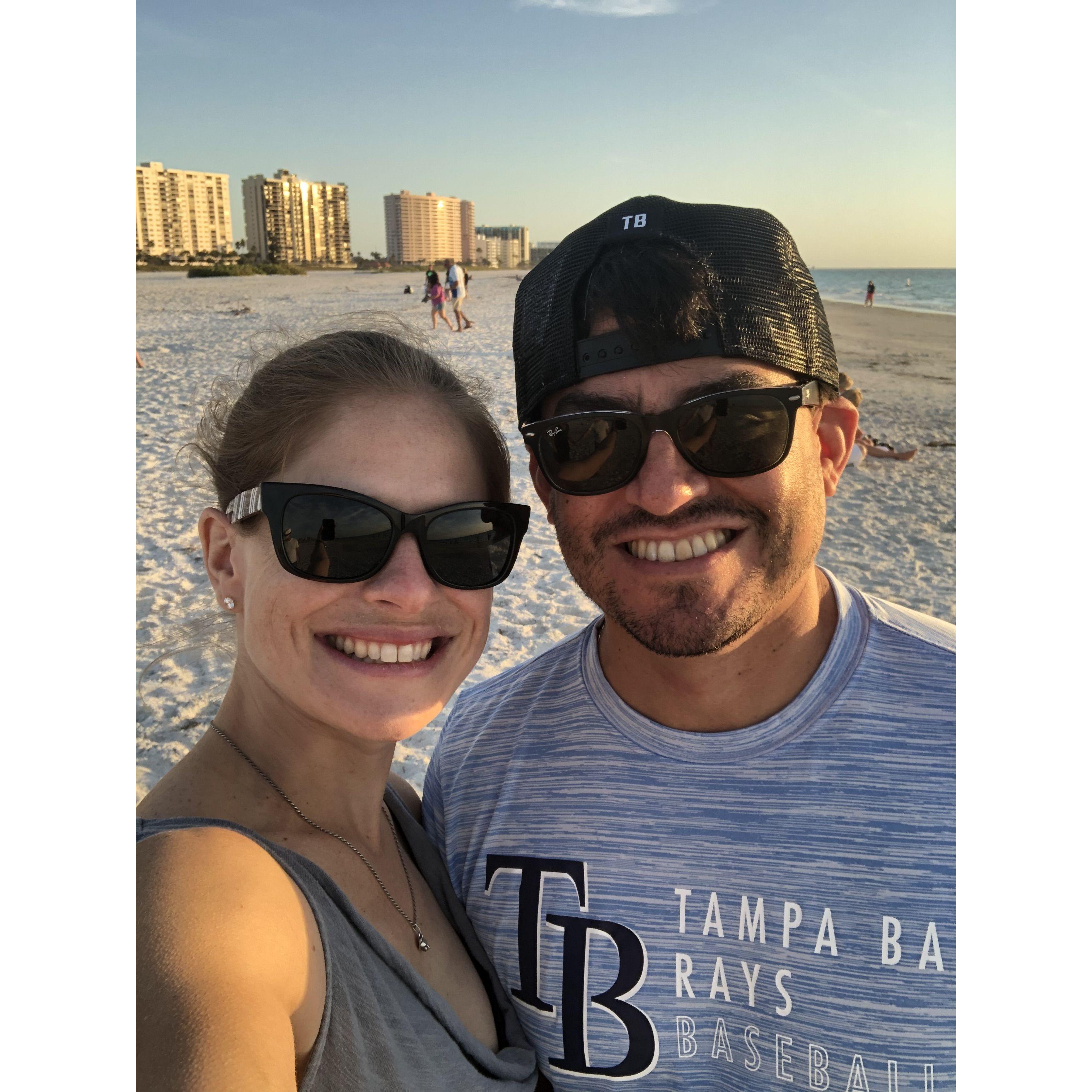 Beach trip with Kim and Mike