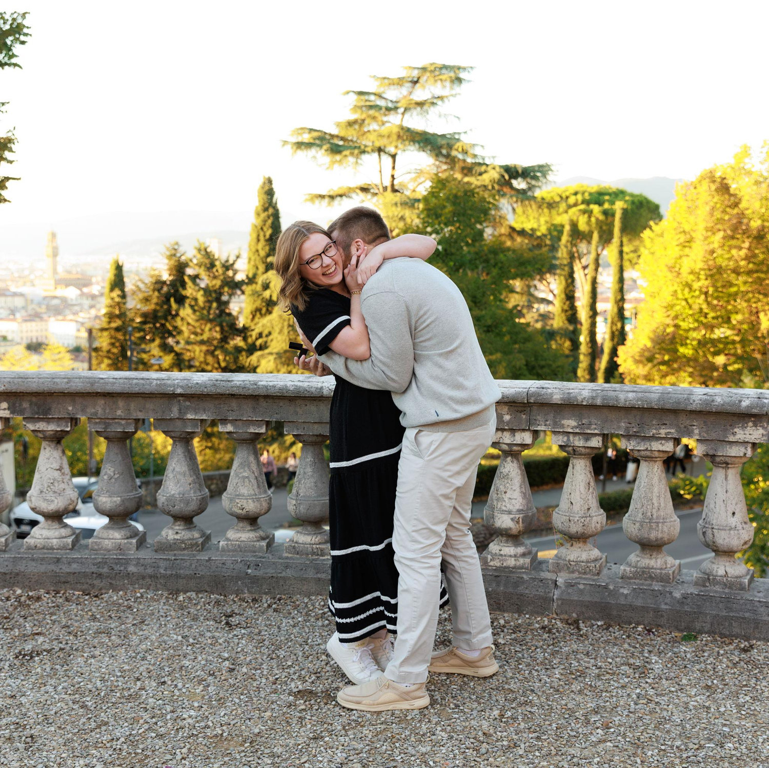 She said yes!