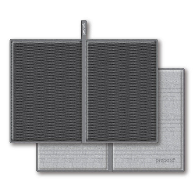 Prepara Drydock Deluxe 2-in-1 Kitchen Towel & Drying Mat with Stemware Dryer, Antibacterial, High Absorbency Cleaning Essential
